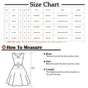 VKEKIEO Summer Dress,Flowy,Women,Square Neckline Short Sleeve Printed Red L
