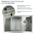 thumbnail image 4 of Transolid Kwssu321910 Kws 32" Undermount Single Basin Stainless Steel Kitchen Sink -, 4 of 15