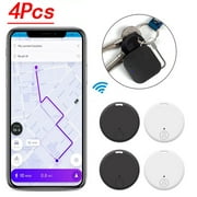 FZFLZDH Pack of 4 Anti-Lost tracker, GPS Pro trackr, Wireless Bluetooth 4.0 tracking