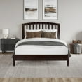 thumbnail image 2 of AFI Quincy Full Solid Wood Low Profile Platform Bed, Espresso, 2 of 12