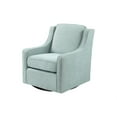 thumbnail image 2 of Harris Chenille Swivel Chair Dusty Aqua See Below, 2 of 4