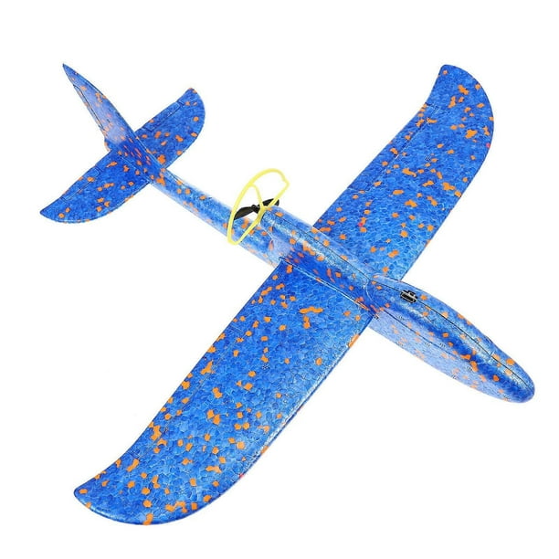 USB Rechargeable DIY Electric Airplane Model Hand Throwing Glider Educational Aeroplane Enhancing Coordination Skills Outdoor Fun Party Toy Random