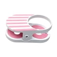 thumbnail image 4 of Soporte para tazas y botellas de plástico reforzado con clip para colgar en el escritorio. Rosa, 4 of 9