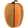thumbnail image 2 of Autumn Harvest Tall Textured Thanksgiving Pumpkin - 10.5" - Orange, 2 of 8