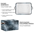 thumbnail image 2 of Yayeee Canvas Storage Basket with Handles for Shelves Fabric Bins Closet Organizer, Watercolor Sky Pattern, 2 of 8