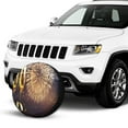 thumbnail image 2 of Kdxio Happy New Year for Tire Cover Wheel Protectors Tyre Covers Weatherproof Wheel Covers Universal Fit for Trailer Rv SUV Truck Camper Travel Trailers 14 inch, 2 of 8