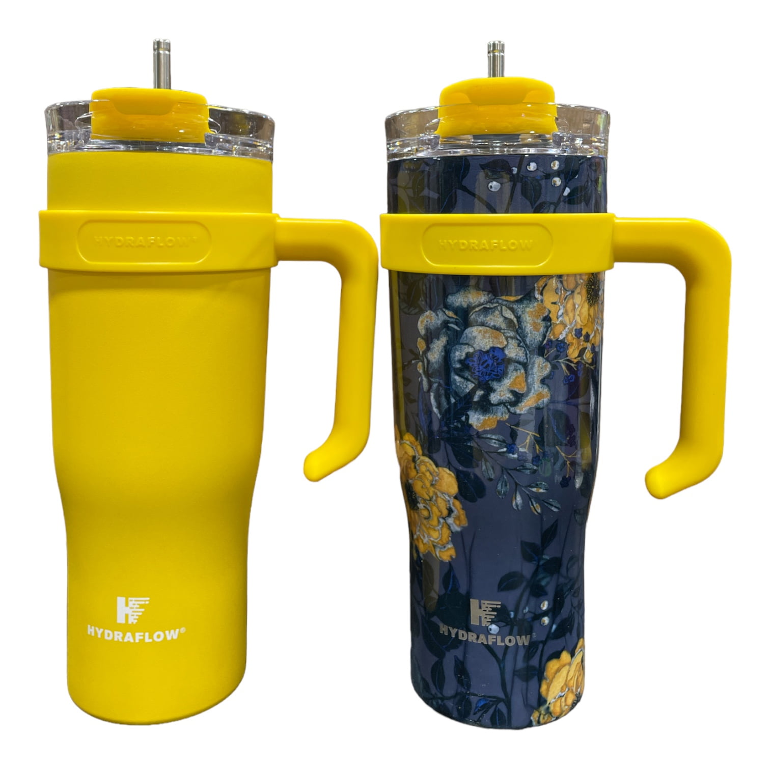 Hydraflow 40Ounce Triple Wall Stainless Steel Tumbler w/ Handle