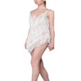 thumbnail image 4 of Femmes Paillettes Paillettes Club Partie Robe Sparkle Spaghetti Robe Sans Manches Dos avec Pompons, 4 of 5