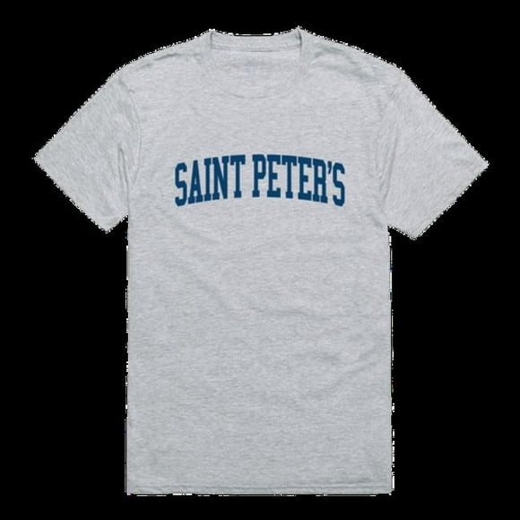 W Republic 500-473-HGY-01 Saint Peters Université Paons Jeu Jour T-Shirt&44; Bruyère Gris - Petit