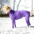 thumbnail image 4 of Dog Onesie Clothes Shedding of Dog Hair for Home Car Travel Anxiety Calming Shirt Surgery Recovery Body Jumpsuit for Large Dogs (Pink,XL), 4 of 7