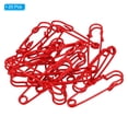 thumbnail image 3 of Uxcell Safety Pins 2.48 inch Large Metal Sewing Pins Red 20Pcs, 3 of 5