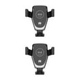 thumbnail image 4 of Langgg Qi Wireless Automatic Clamping Fast Charging Car Charger Mount Holder Stand New black 2Set, 4 of 6