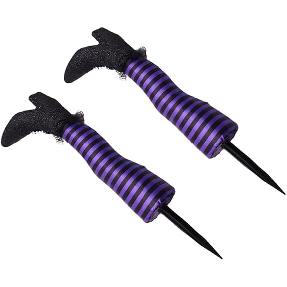 Halloween Witch Leg Yard Stakes, 18. 5 inch Wicked Witch Legs Halloween Yard Decorations for Outdoor Indoor