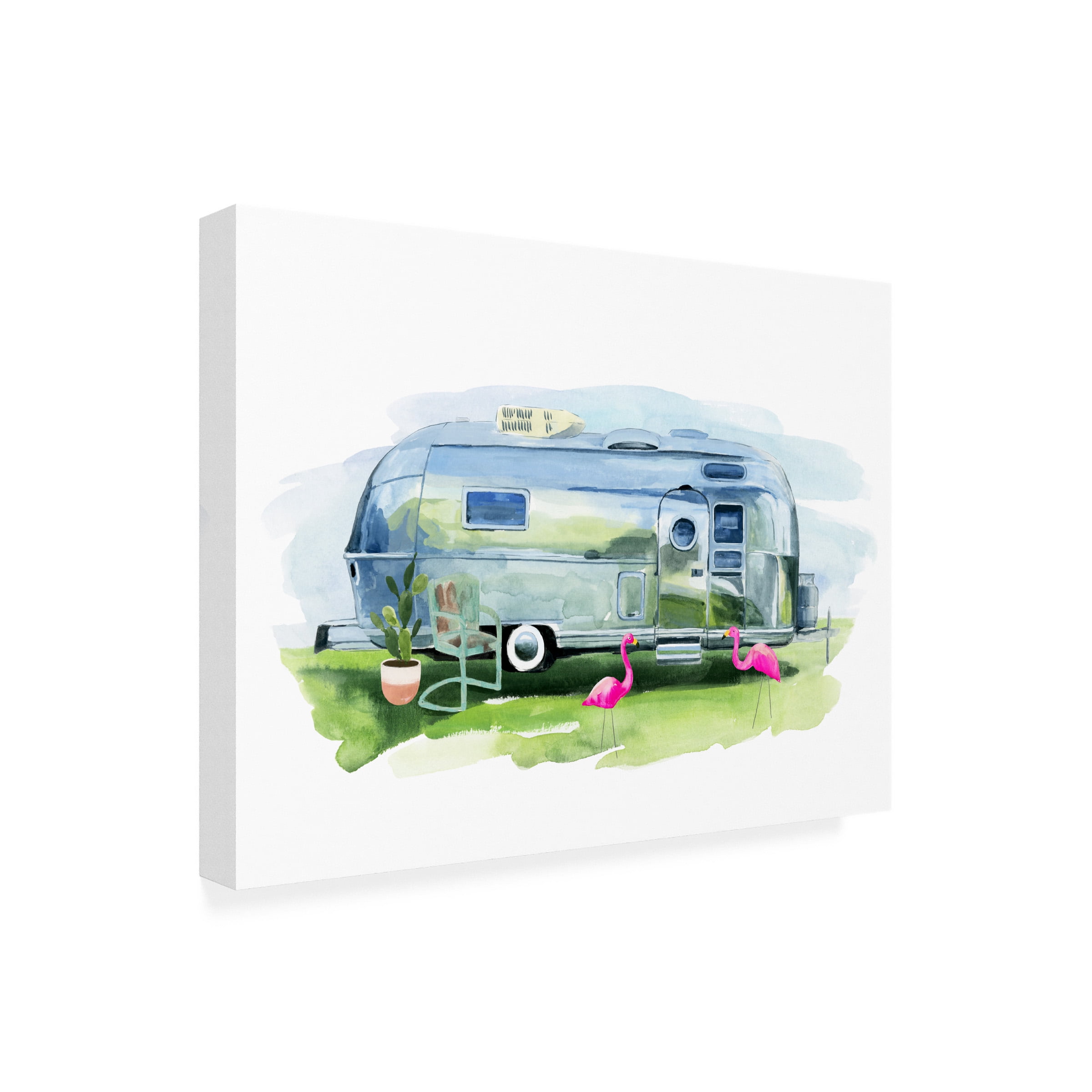 Annie Warren 'Happy Camper I' Outdoor All-Weather Wall Decor