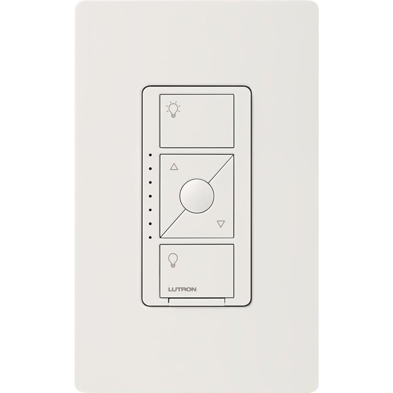 Feit Electric Dimmer Slider Switch for LED, Incandescent, and Halogen with  Decorative Wall Plate White - Smart LED