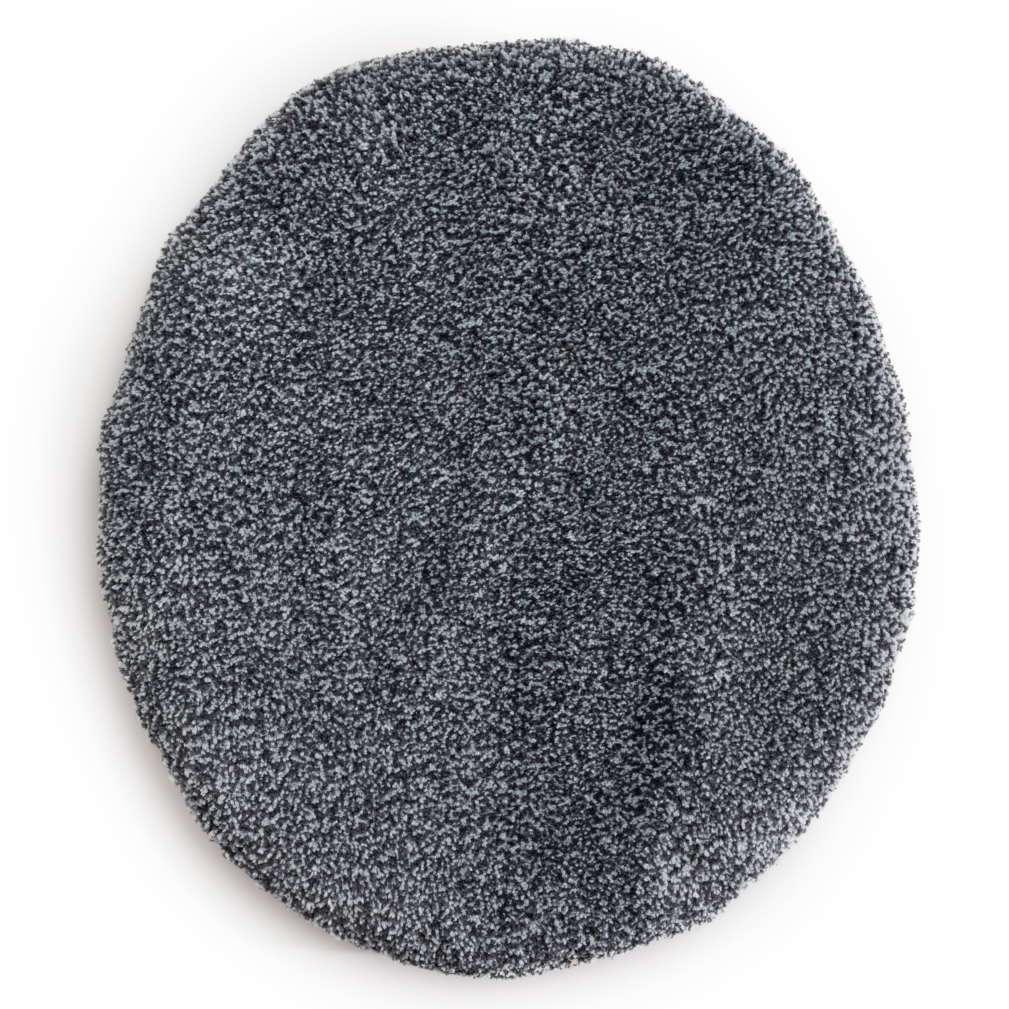 Better Homes & Gardens Ultra Soft Polyester Toilet Lid Cover, Grey Shadow Heather