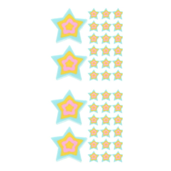 Masteelf 100 pcs Kawaii Star Shaped Miniature Erasers Tiny Cartoon Erasers Multi-Use Miniature Erasers Convenient Erasers Cute Pencil Erasers for Classroom