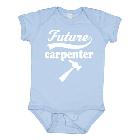 

Inktastic Future Carpenter Shirt Occupation Gift Baby Boy or Baby Girl Bodysuit