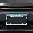 thumbnail image 4 of North Carolina Tar Heel's Chrome Metal License Plate Frame, 4 of 6