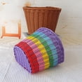 thumbnail image 4 of Meileang Bicycle Basket Large Capacity Strong Load-bearing Universal Simple Installation Hand-Woven Imitation Rattan Bike Handlebar Basket, 4 of 8