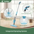 thumbnail image 6 of Eyliden Upgraded Spray Mops for Hardwood Floor Cleaning, 2 Reusable Refills, 22oz Refillable Bottle, Blue, 6 of 10