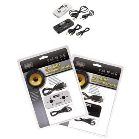 Digital Portable Speaker System - USB Powered Mini Digital Speakers - Ultra Portable Speaker System