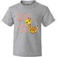 thumbnail image 3 of Inktastic My Nonna Loves me- cute giraffe Youth T-Shirt, 3 of 5