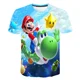 thumbnail image 4 of Camisetas de verano para niñas con dibujos animados de Marios, camisetas con estampado de anime Super Mario para niños, camisetas de manga corta de verano para niños, 4 of 5