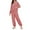 Pink, variant on BILIKEYU Women's Comfortable Lounging Warm Sleepwear Set, Fall Sets for Women, Pajamas for Women Set, Women's Sleepwear