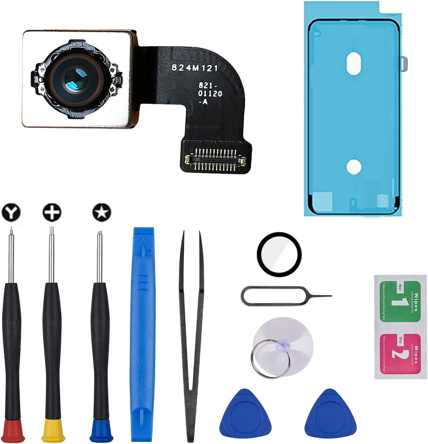 iPhone 8 Rear Camera Replacement Single 12MP Wide Camera (Wide) Back Camera Module Flex Cable