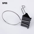 thumbnail image 2 of POINTERTECK 5/10/20 PCS Multifunctional Binder Clip with Cup Holder Rack Detachable Keychain Hook Office Accessory for Hanging Bag New, 2 of 2