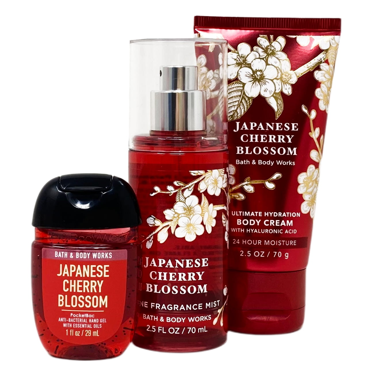 Bath and Body Works Japanese Cherry Blossom Scent Care Travel Size