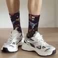 thumbnail image 6 of Rateoe Humming Bird for Women Casual Calf Socks - Cute Crew Socks - Thin Soft Above Ankle Socks Size 5-11, 6 of 6