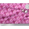 thumbnail image 2 of Soimoi Pink polyester Crepe Fabric Ombre Tie-Dye Fabric Prints By Yard 42 Inch Wide, 2 of 3