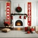 thumbnail image 3 of Decoraciones de Puerta de Navidad Cortinas de Puerta de Pareja de Navidad Personalizadas Decoración de Fiesta Cortina Bandera de Navidad Paño de Fondo Decoración de Luz de Navidad Estilo Decoraciones, 3 of 6