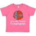 thumbnail image 3 of Inktastic I'm So Cute, I Must Be Norwegian Sunflower Norway Flag Boys or Girls Toddler T-Shirt, 3 of 5