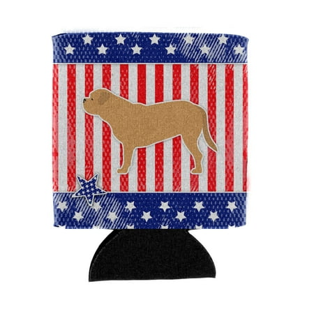 

Carolines Treasures BB3370CC USA Patriotic Dogue de Bordeaux Can or Bottle Hugger Can Hugger multicolor