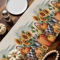 thumbnail image 2 of Thanksgiving Fall Table Runner, Autumn Thanksgiving Kitchen Dining Table Decoration for Home Party Decor 13x36 Inches, 2 of 9