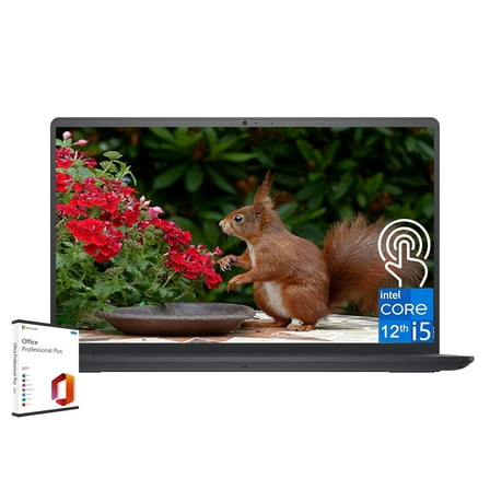 Dell Inspiron 15 Business Laptop, 15.6" Touchscreen, Intel Core i5-1235U, 8GB RAM, 512GB SSD, Intel UHD Graphics, WiFi, Bluetooth, HDMI, Windows 11 Home