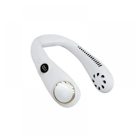 

Personal Fan Portable Neck Fan Rechargeable Hands Free Bladeless Fan with Three-speed Change 360° Surround Airflow Personal Cooling Fan for Outdoor Sports Travel