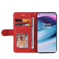 thumbnail image 2 of Case for OnePlus Nord CE 5G Leather Wallet Book Flip Folio Stand View Cover - Red, 2 of 5