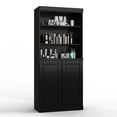 thumbnail image 4 of 100% Solid Wood 32" Bathroom Cabinet with Solid Doors and Adjustable Shelves, 4 of 6