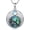 Wolf, variant on Celtic Moon and Star Necklace 925 Sterling Silver Crescent Moon Pendant with Moonstone Star Jewelry for Women