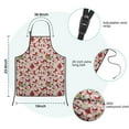 thumbnail image 7 of Beige Christmas Santa and Gift Pattern Kids Aprons for Girls and Boys,Adjustable Neck Strap Toddler Aprons for Kids Cooking Baking, 7 of 7