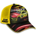 thumbnail image 3 of Youth Checkered Flag Sports Yellow Ryan Blaney Menards Trucker Adjustable Hat, 3 of 5