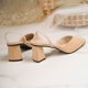 thumbnail image 5 of Correas de Tacón para Tacones Altos Zapatos de Tacón Cerrado de Talla Grande con Tacón de 6,5 cm Estilo de Primavera Y Verano Tacones Altos para Mujeres, 5 of 9