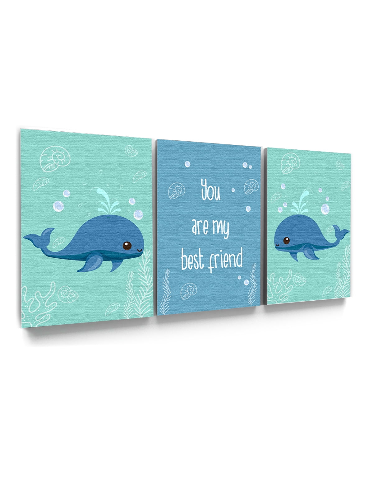 Awkward Styles You Are My Best Friend Canvas Art Motivational Prints Kids Room Wall Art Sea Art