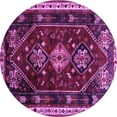 thumbnail image 1 of Ahgly Company Indoor Round Persian Purple Traditional Area Rugs, 8' Round, 1 of 4