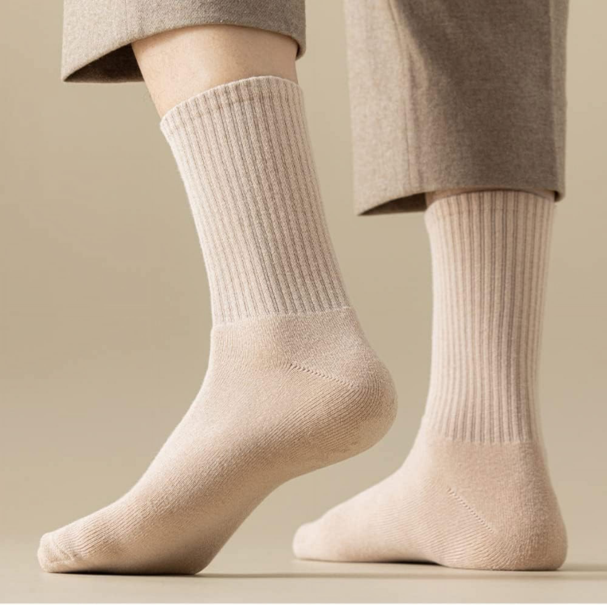 CoCozhu Mens Socks 5 Pack, Cotton Ankle Socks for Men
