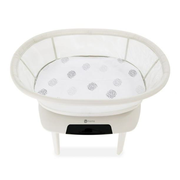 4Moms Mamaroo Sleep Bassinet Sheet White Crosshatch Walmart